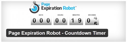 页面过期机器人-倒计时计时器