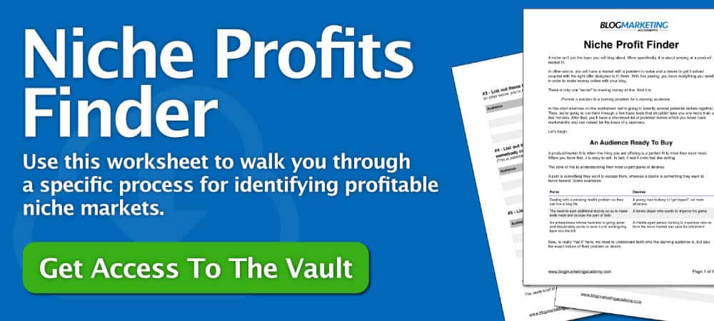 Niche Profits Finder - Free Worksheet